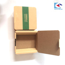 Custom logo small kraft Electronic product Bluetooth headset paper packaging with sleeve